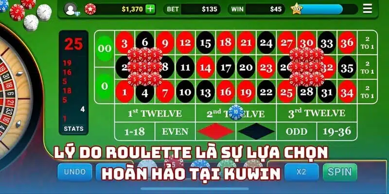Cảm giác kịch tính qua từng vòng quay Roulette